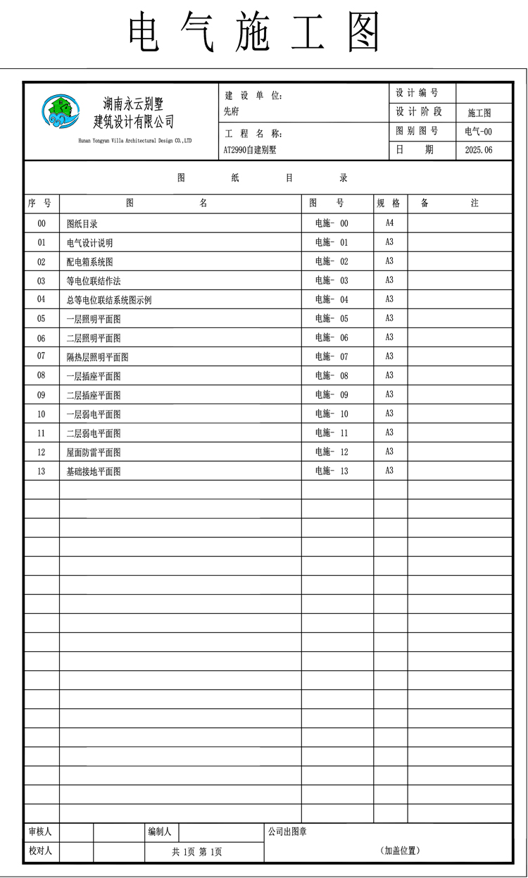 AT2990三层乡村建房小别墅图纸总录