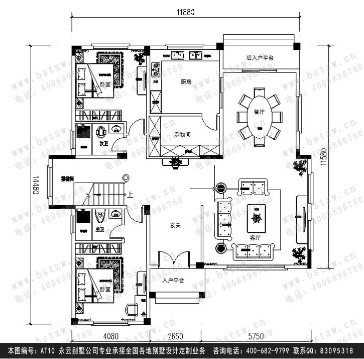 占地160简欧式楼中楼三层带露台复式楼中楼独栋别墅设计图纸13米14米