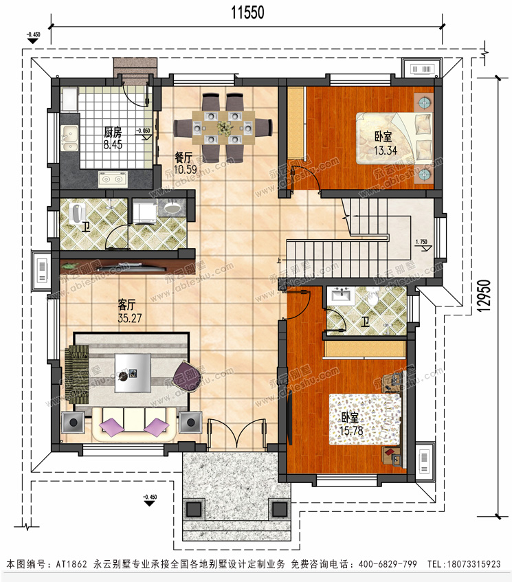 欧式别墅设计图纸,两种效果方案可选,您会喜欢哪一种呢 - 我爱建房网